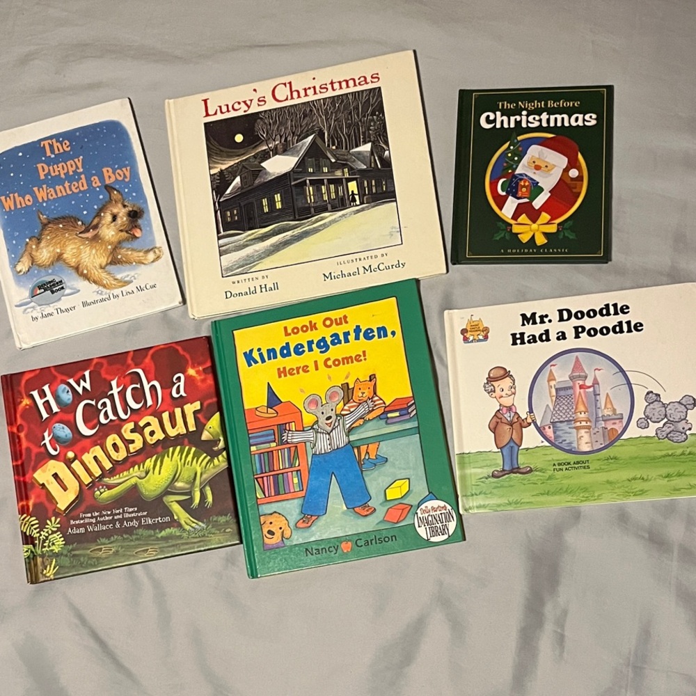 Children's Storybook Collection Set of 6 Six Books Stories Variety Kids hardback